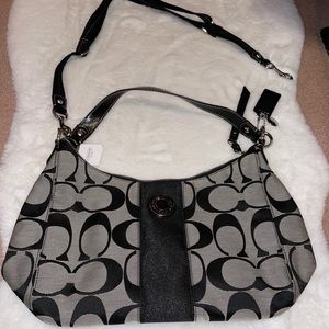 NWT Grey Black Coach Purse - 2 Available